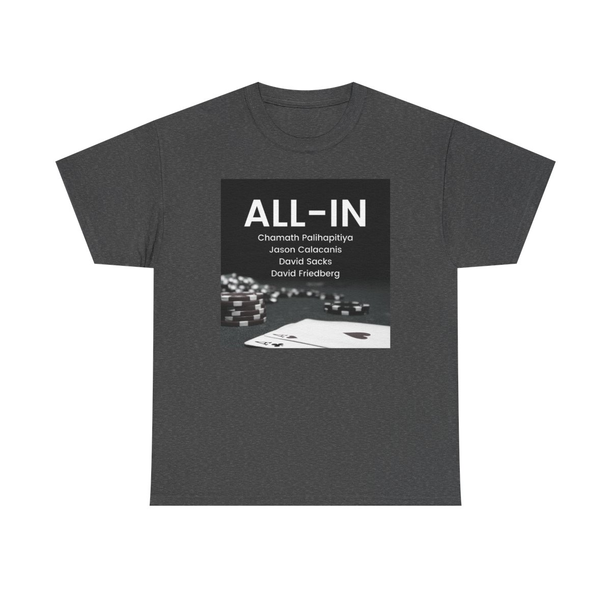 All In Podcast Classic Tee - alternate angle 4, merchandise