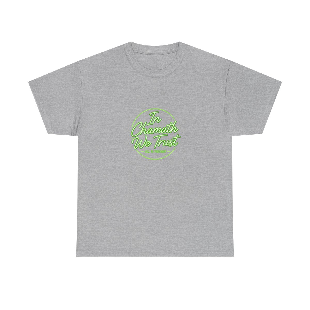 All In Podcast "In Chamath We Trust" Unisex Tee - alternate angle 3, merchandise