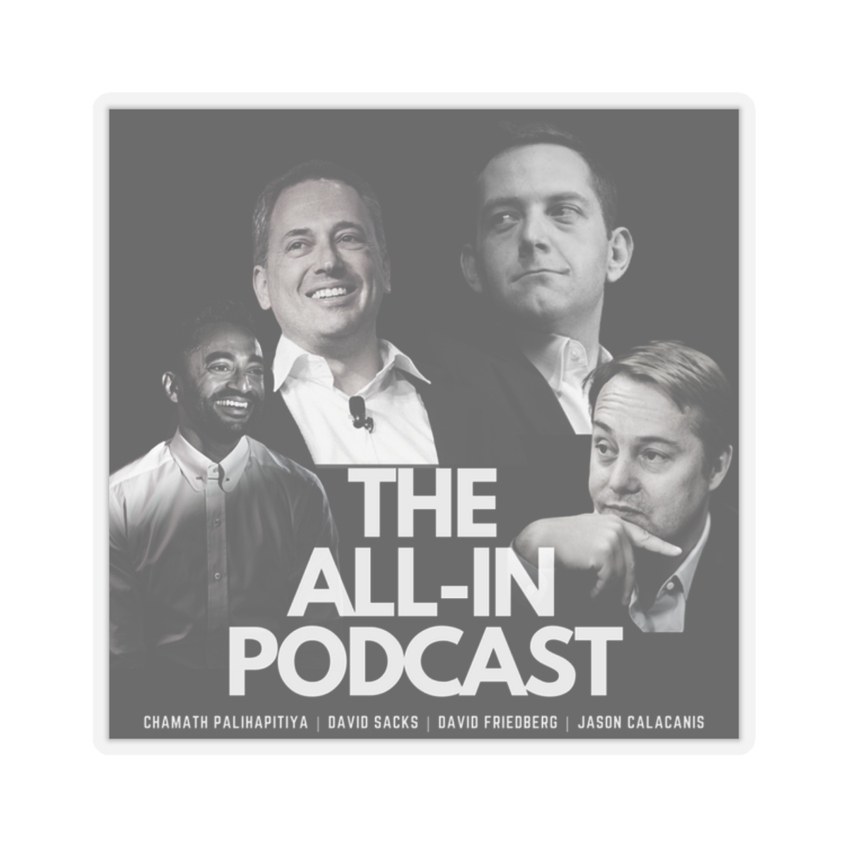 All In Podcast "All In Strategic League" Sticker All In Podcast